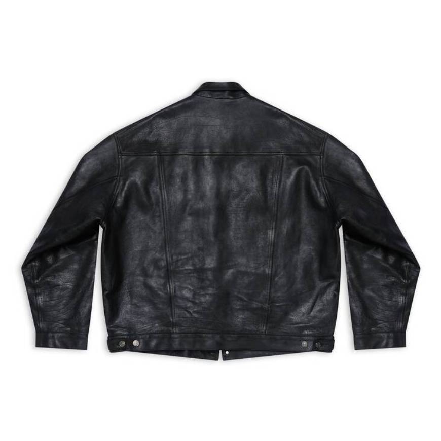 MEN'S DENIM STYLE JACKET IN BLACK