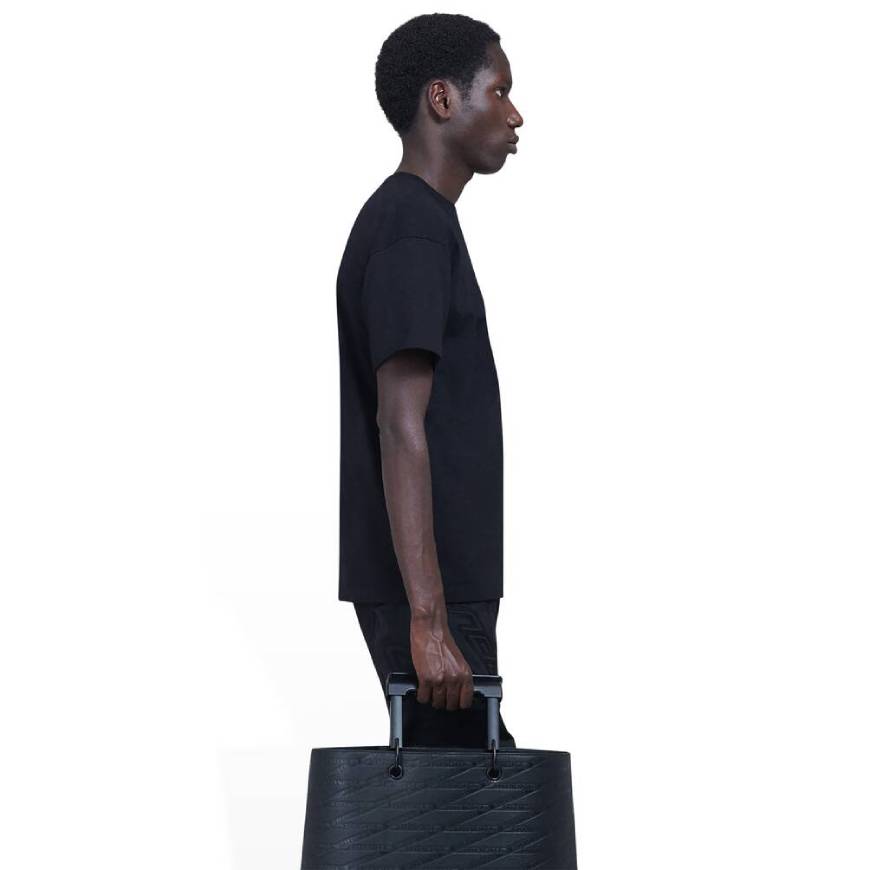 T-SHIRT FIT MEDIUM NEW COPYRIGHT POUR HOMME EN NOIR