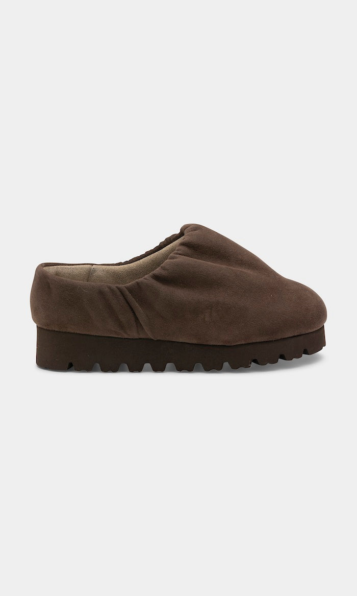 CAMP SHOE LOW Chocolate suede