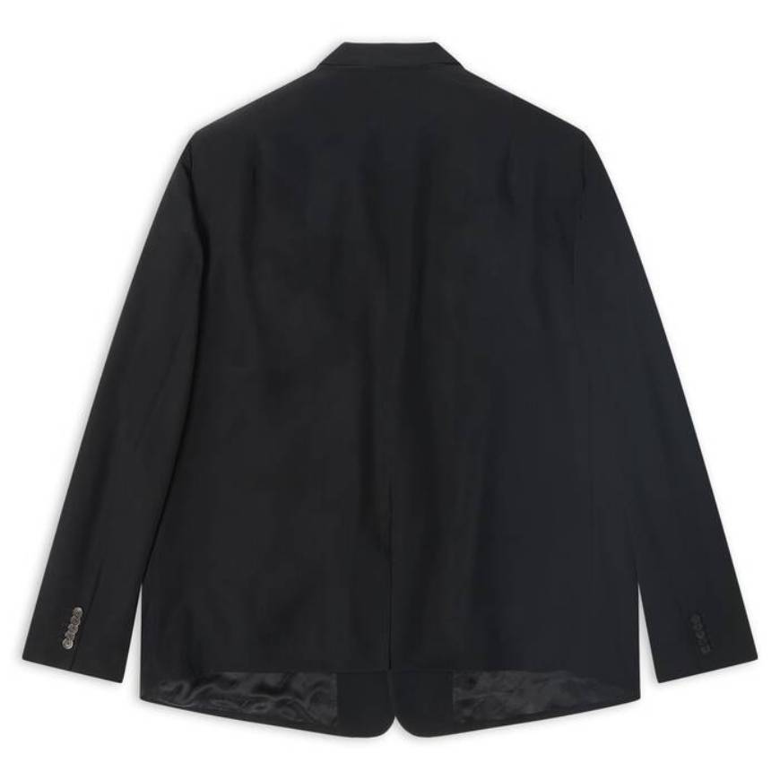 MEN'S CURVED SHOULDER JACKET IN BLACK