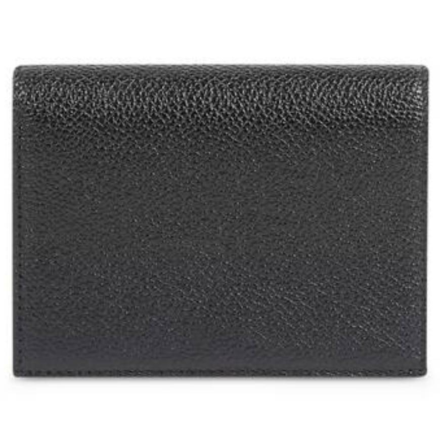 MEN'S CASH BIFOLDED CARD HOLDER IN BLACK/WHITE