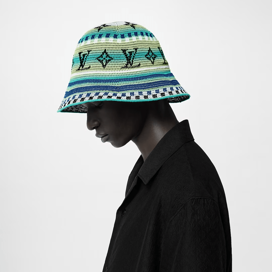 Chapeau LV Crochet Stripe