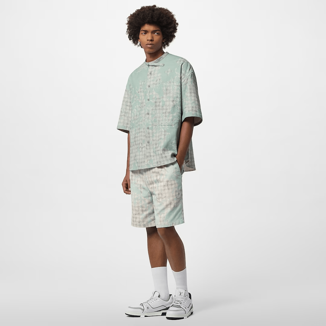 COTTON BLEND TAILORED SHORTS