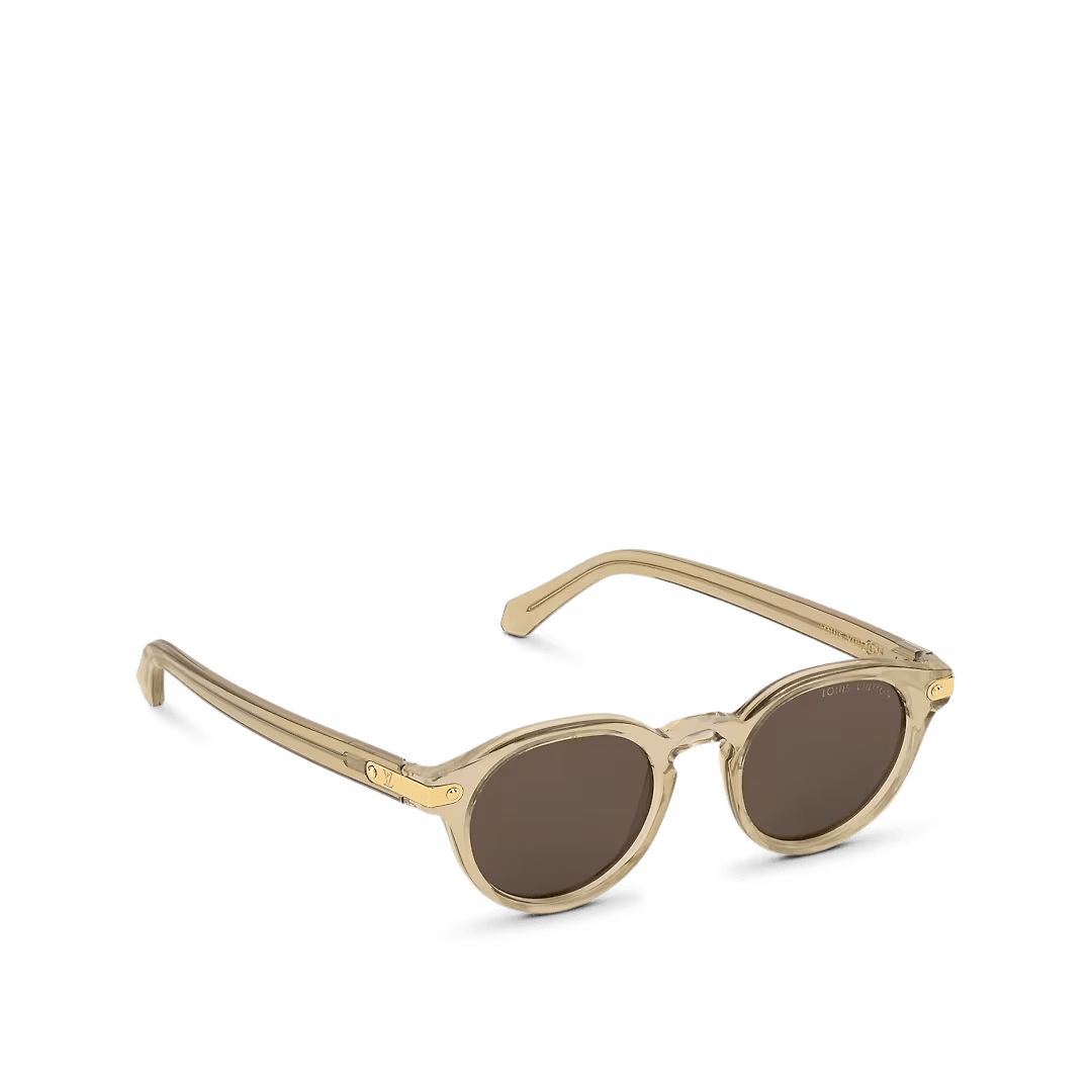 Sunglasses LV Signature Round in Light Honey
