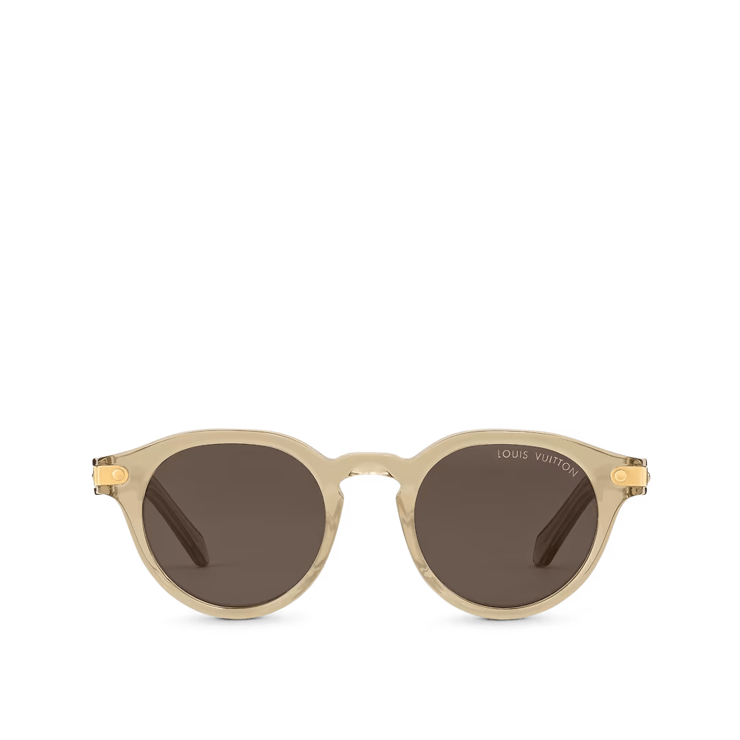 Sunglasses LV Signature Round in Light Honey