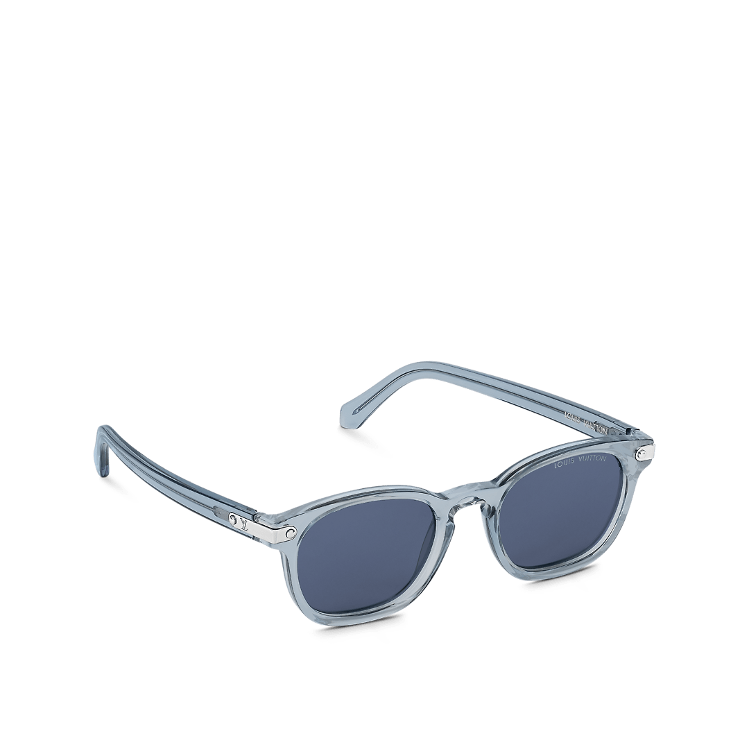 Sunglasses LV Signature Square Round in Blue