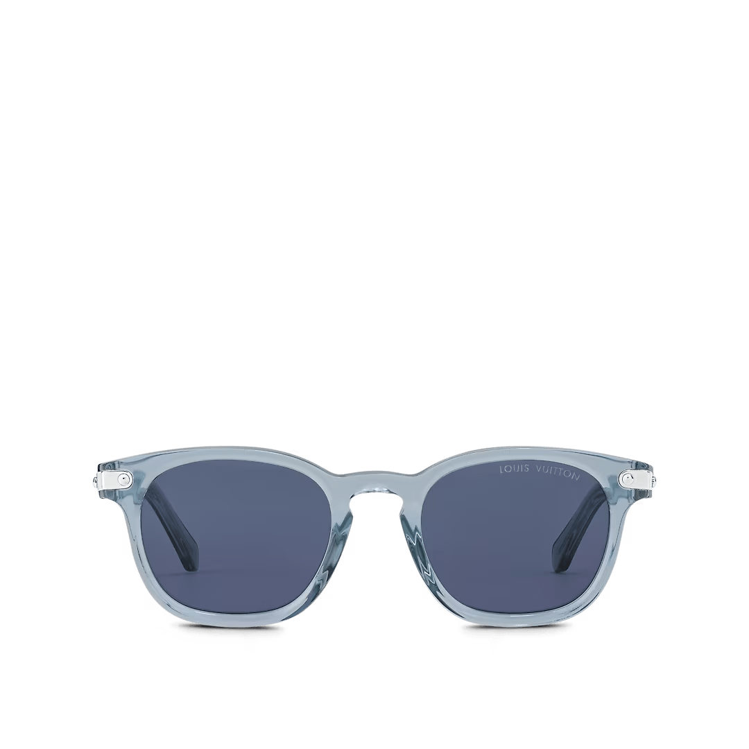 Sunglasses LV Signature Square Round in Blue