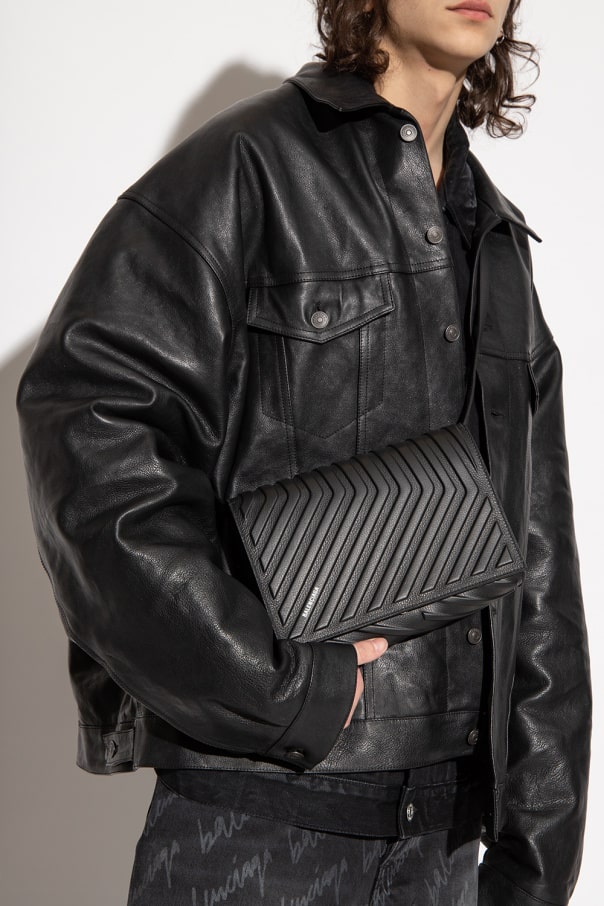 BALENCIAGA BLACK ‘CAR’ SHOULDER BAG