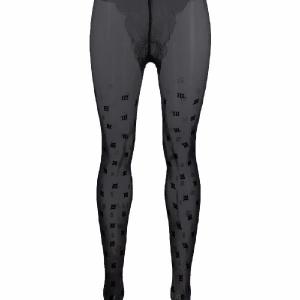 logo motif tights