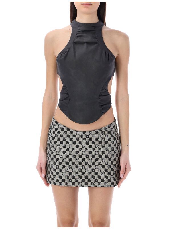 LARA monogram sleeveless top