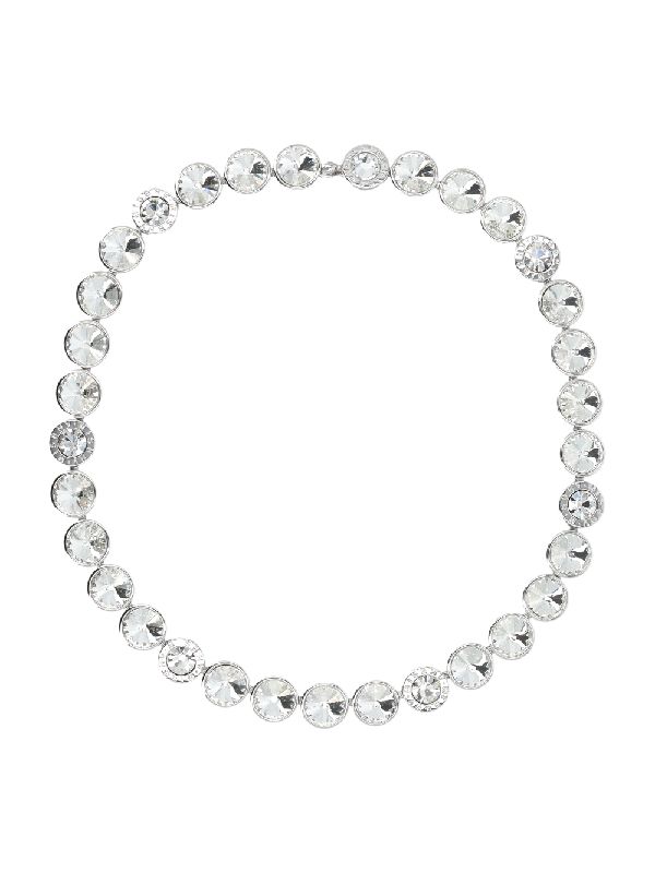 stone trim choker necklace