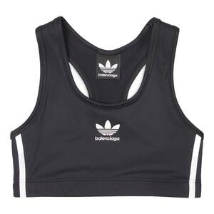 adidas logo print bra top