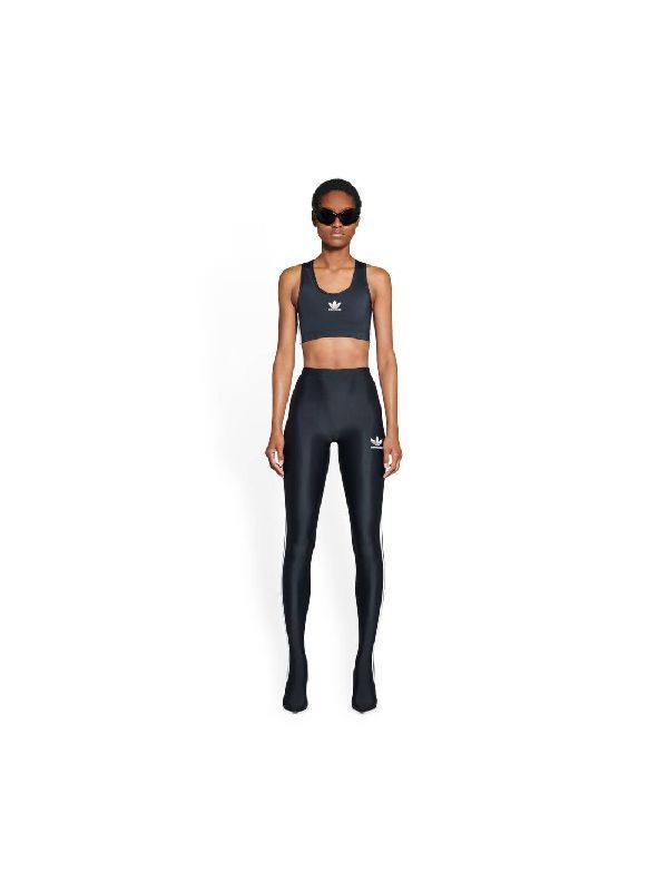 adidas logo print bra top