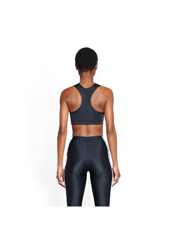 adidas logo print bra top