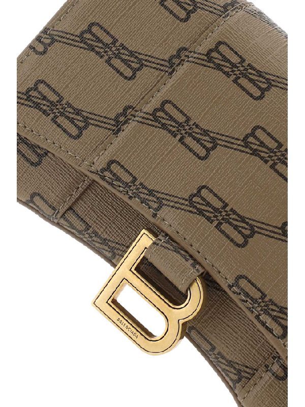 BALENCIAGA BB Canvas Hourglass Chain Bag