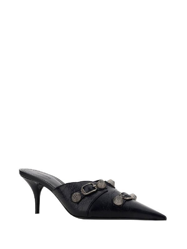 Cagol lambskin mule heels