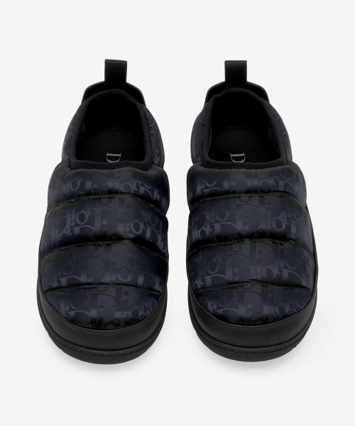 Dior Snow Slipper Oblique Technical Fabric Black
