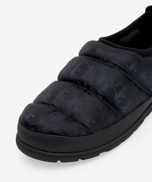 Dior Snow Slipper Oblique Technical Fabric Black