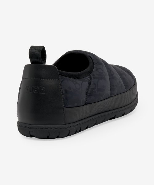Dior Snow Slipper Oblique Technical Fabric Black
