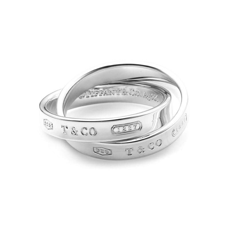 Interlocking Circle No. 5 Silver Ring