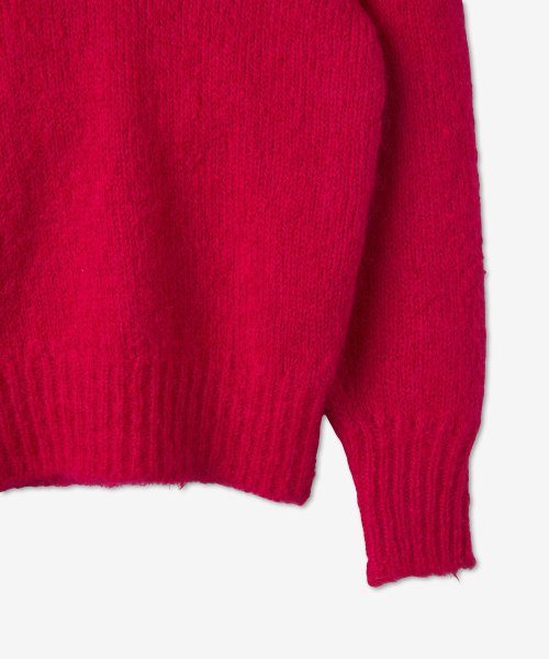 Women's Emma Mohair Knit - Fuchsia