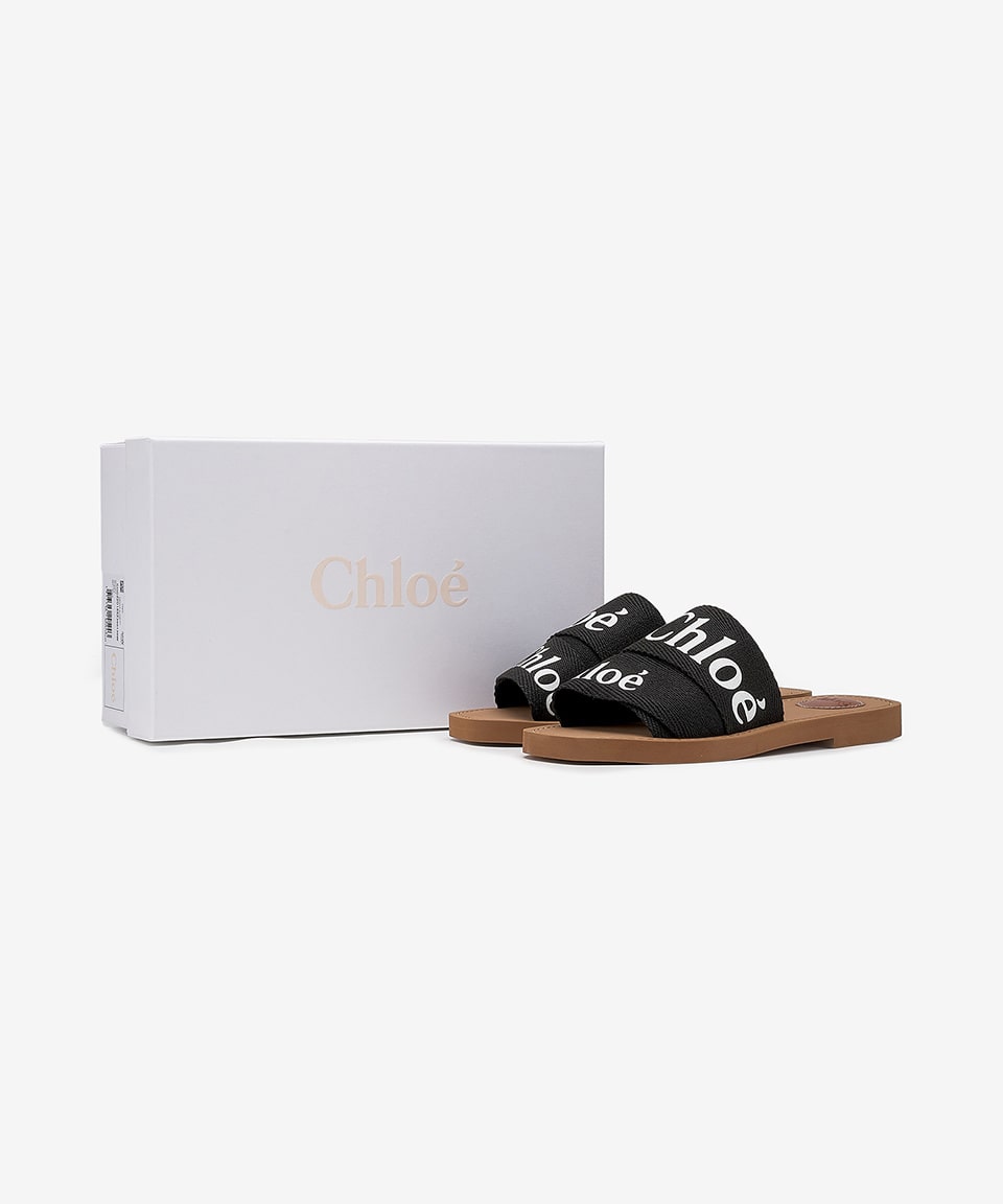 Women's Woody Flat Mule - Black