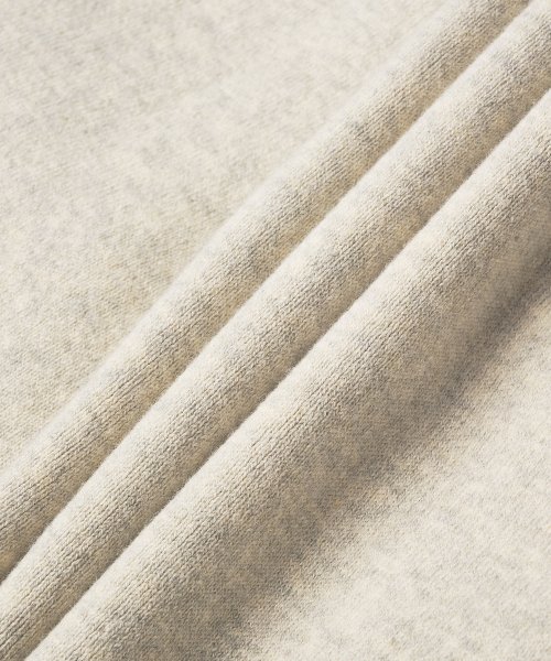 [First 3 Days Special] Women's Azura Zipper Cotton Knit - Light Gray