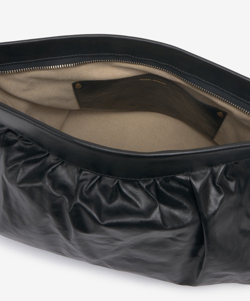 Women's leather pouch - black 