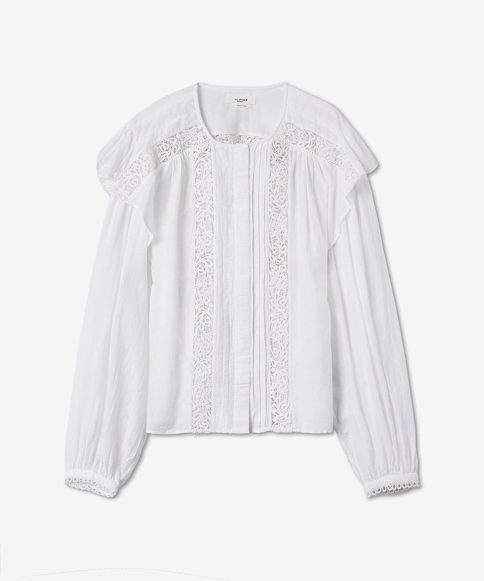 Women's Georgina Lace Shirt - White