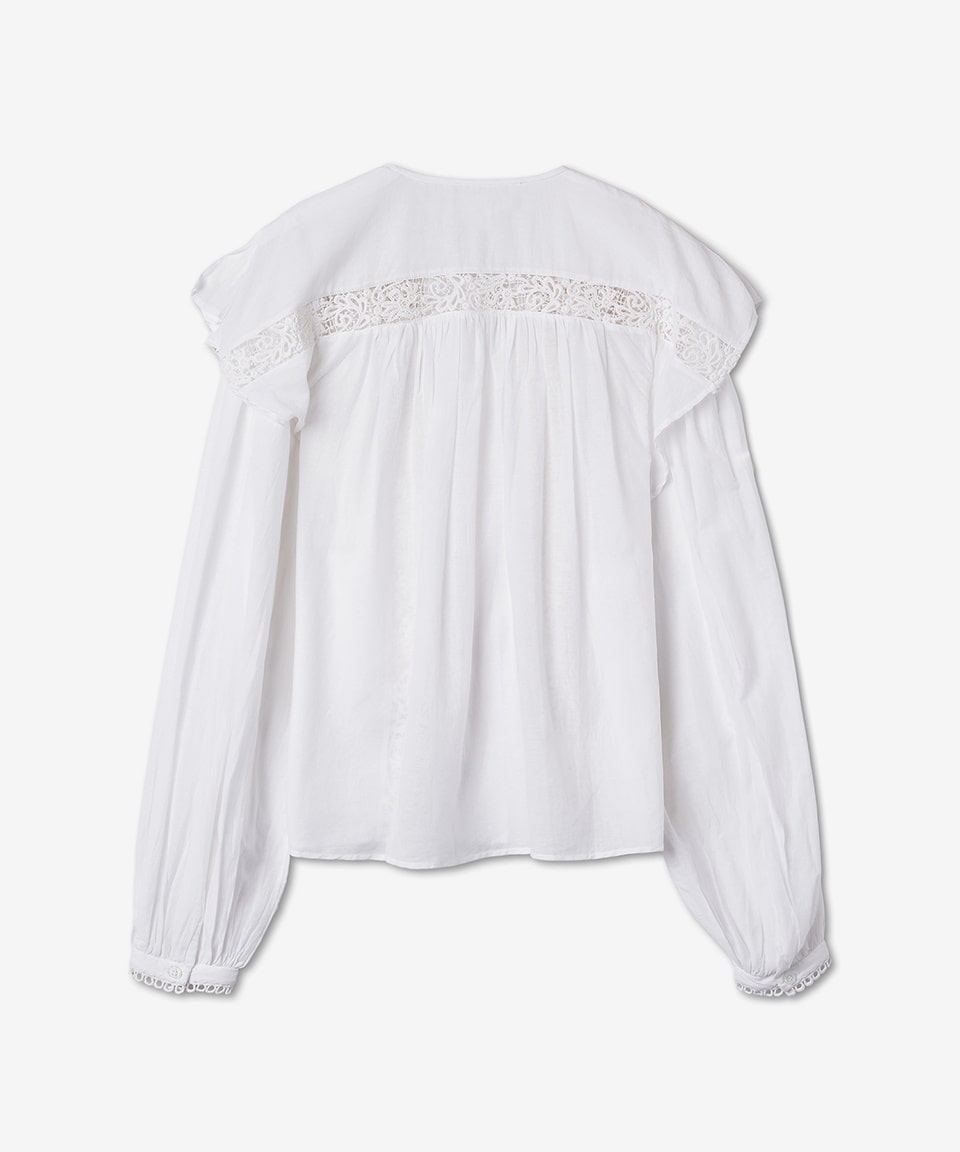Women's Georgina Lace Shirt - White