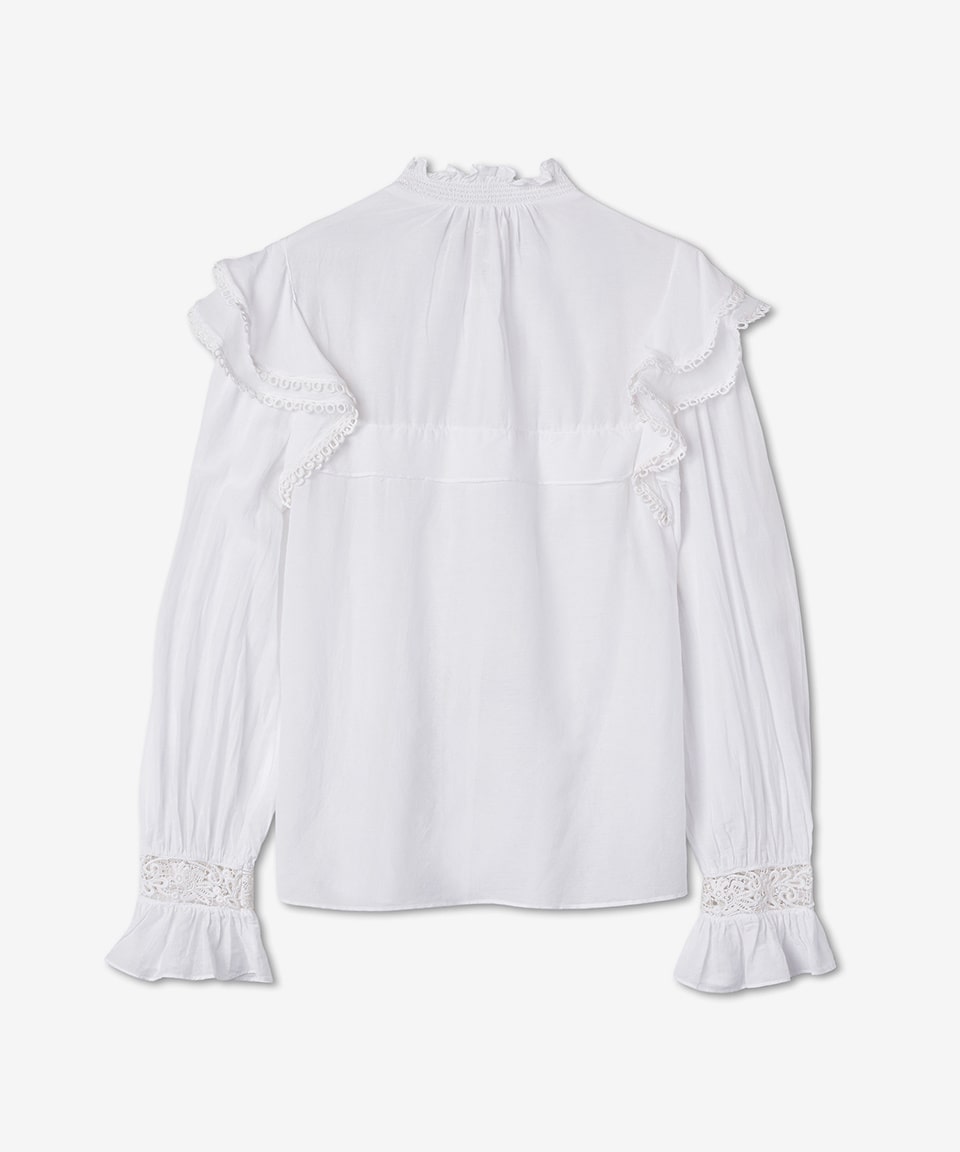Women's Gilatedy Lace Shirt - White