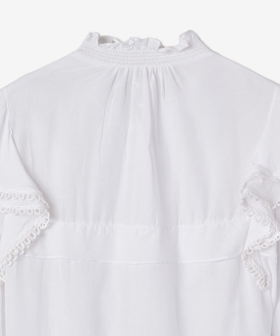 Women's Gilatedy Lace Shirt - White