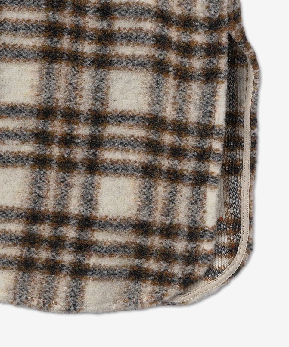 Women's Pontage Long Coat - Beige:Brown