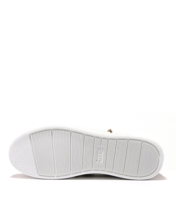 23SS PUABE (Beige plain sneakers)