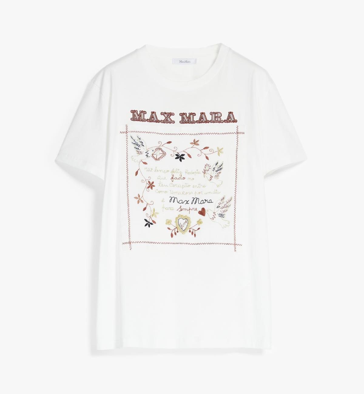 Resort 2023 embroidered short sleeve T-shirt