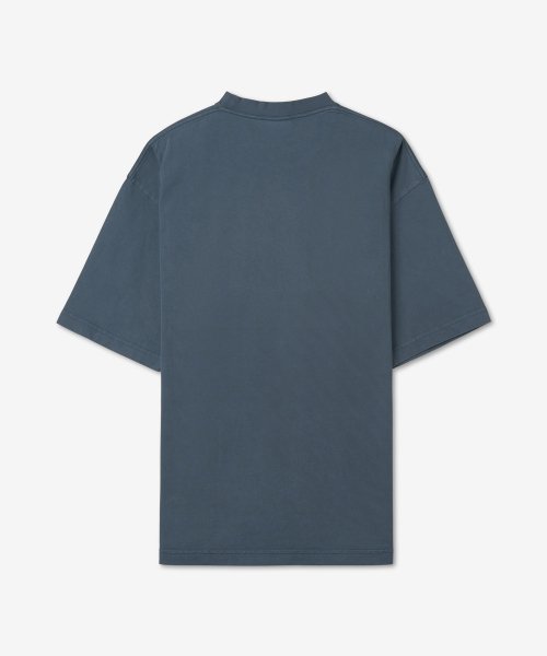 Men's Medium Fit T-Shirt - Blue:Black