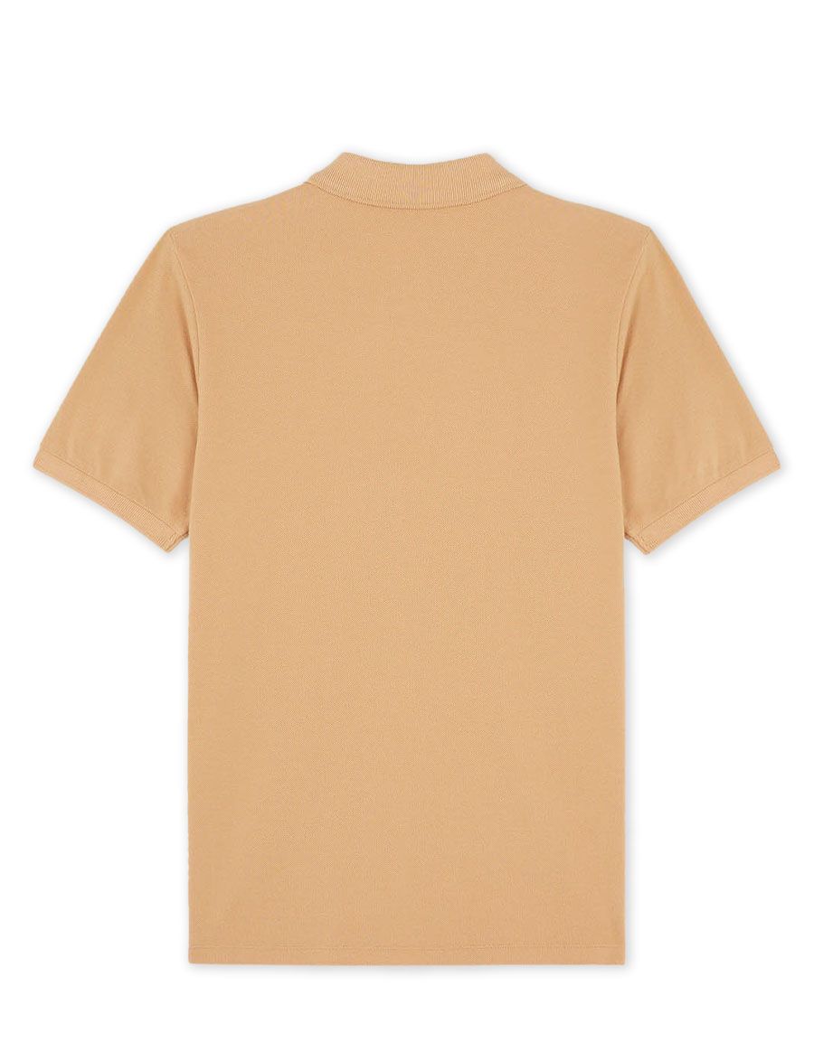 Maison Kitsune Fox Head Patch Classic Polo Beige