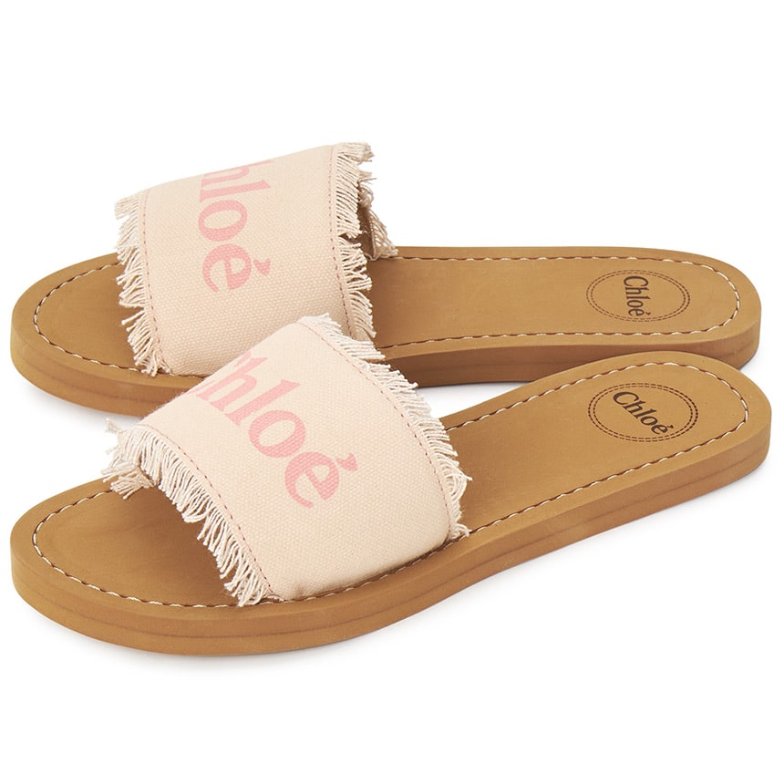 [Chloé Kids] Fringe Kids Girl's Sandal (Adult wearable)