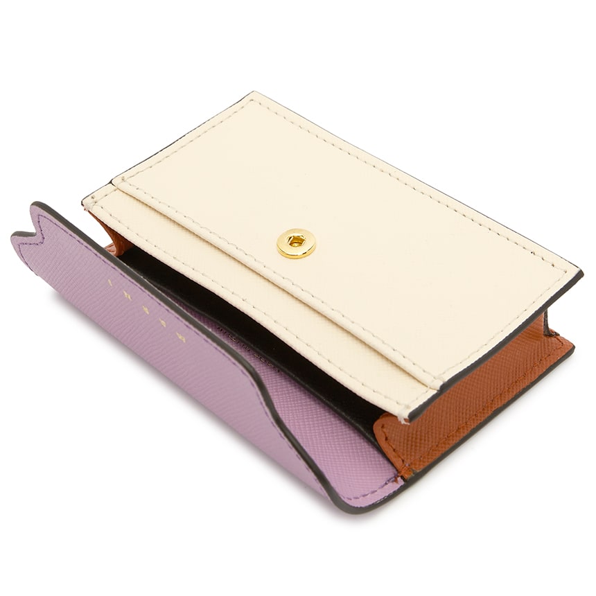 [Marni] Saffiano Women's Business Card/Card Wallet Pink-Beige
