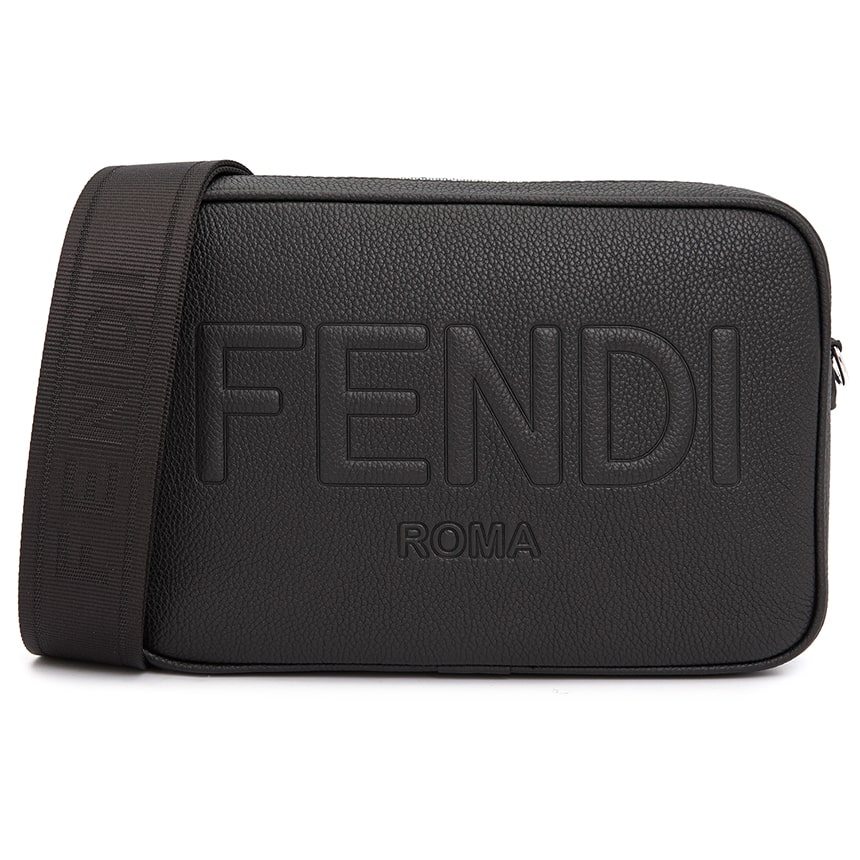 [Fendi] Logo Crossbody  Men's Camera Bag/Shoulder Bag
