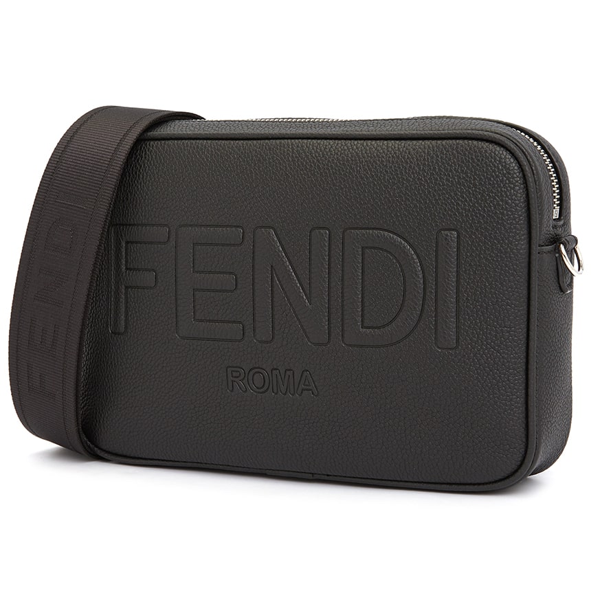 [Fendi] Logo Crossbody  Men's Camera Bag/Shoulder Bag