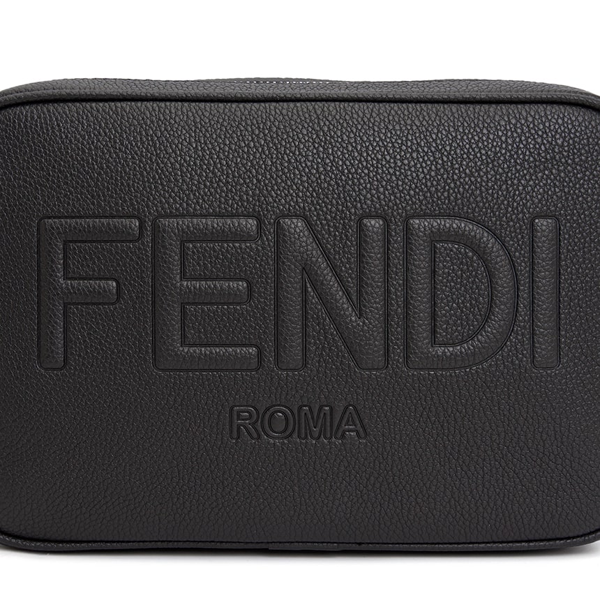 [Fendi] Logo Crossbody  Men's Camera Bag/Shoulder Bag