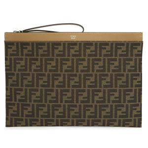 [Fendi] FF Jacquard Flat Large 7N0135 AFBV F1HRM Men's Clutch/Pouch