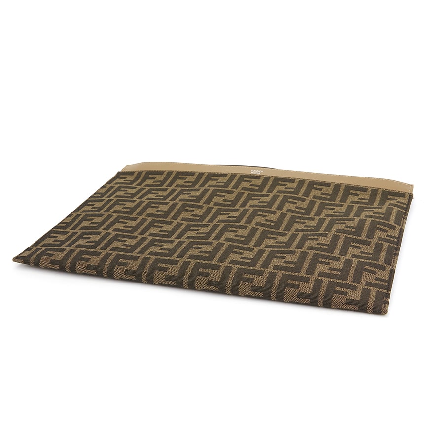 [Fendi] FF Jacquard Flat Large 7N0135 AFBV F1HRM Men's Clutch/Pouch