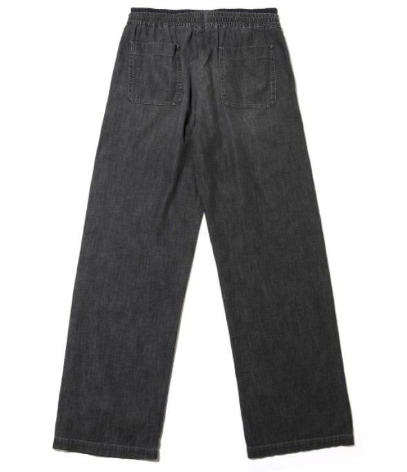 MAISON VALENTINO LOGO PRINTED DENIM PANTS