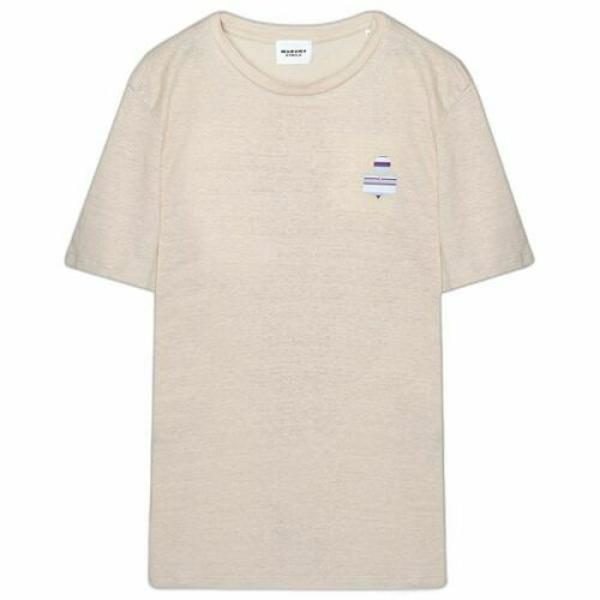 Zwell linen short-sleeved T-shirt