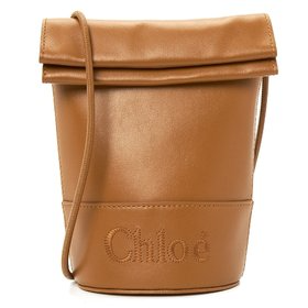 [Chloé] Logo Micro Bucket  Women's Shoulder Bag
