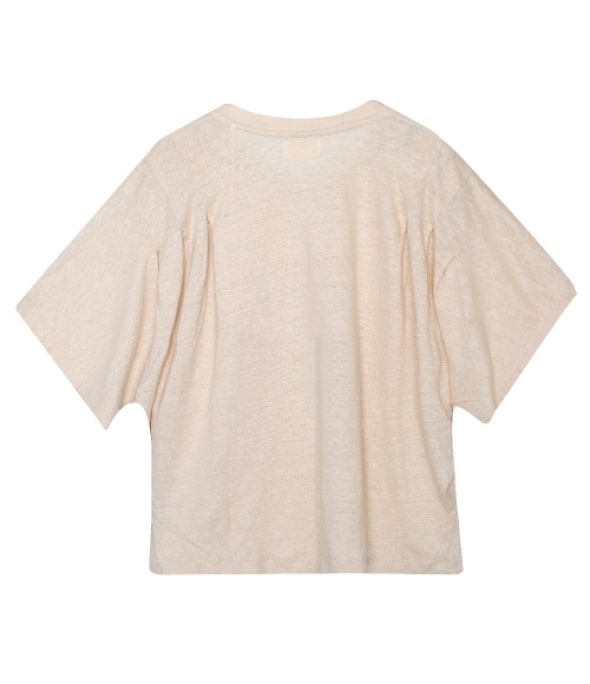 23SS KYANZA (Kianza Flare Linen Short Sleeve T-shirt)