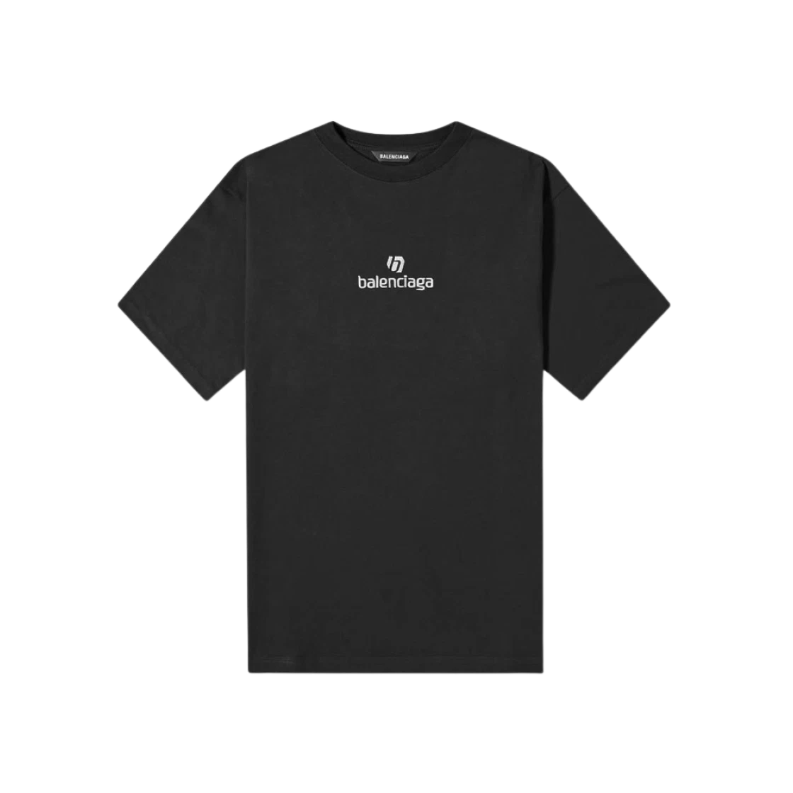 Balenciaga Sponsor Logo T-Shirt Black