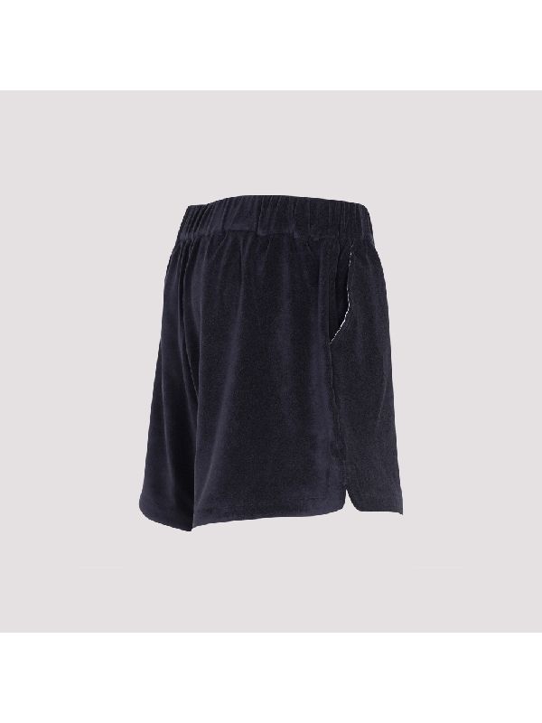 23SS Logo patch terry cotton sweat shorts free